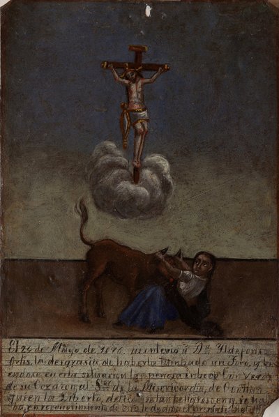 Ofrenda votiva dedicada al Señor de la Misericordia de Unbekannt Unbekannt